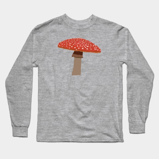 Mushroom Long Sleeve T-Shirt by ElviaMontemayor